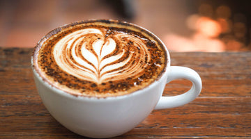Latte art on Mocha